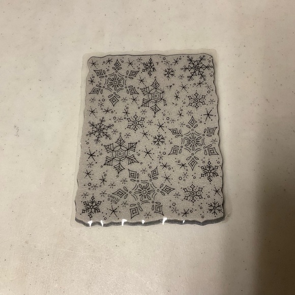 Snowflake Patterned Craft Stamp - Picture 1 of 2